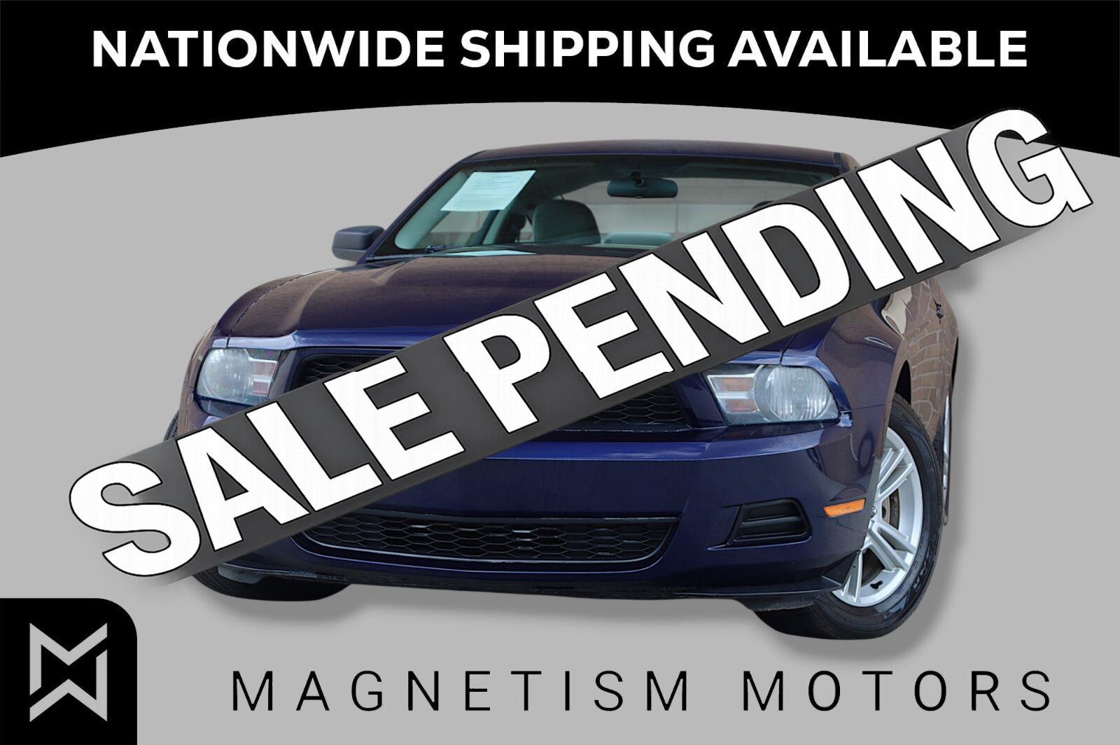 Kona Blue Metallic 2010 Ford Mustang Coupe Rear-Wheel Drive Manual