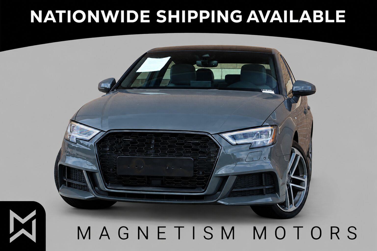 Nano Gray Metallic 2017 Audi A3 Sedan All-Wheel Drive Automatic
