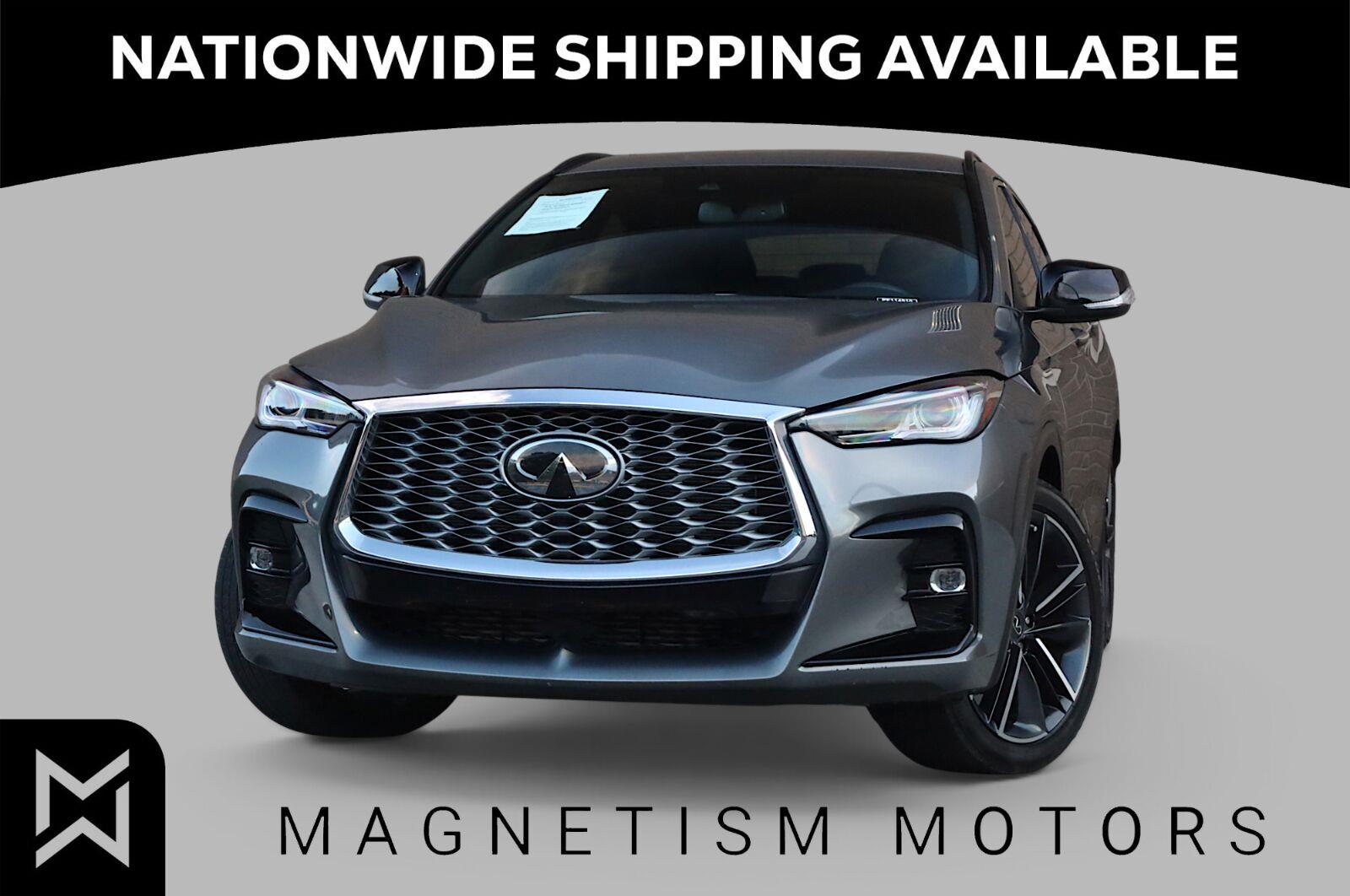 Gray (Graphite Shadow) 2023 INFINITI QX55 SUV / Crossover All-Wheel Drive Automatic