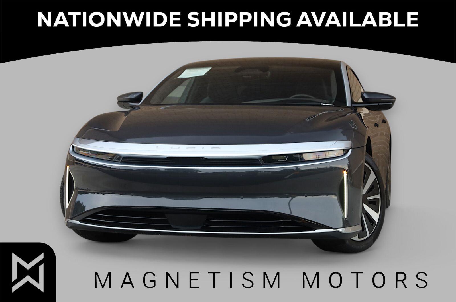Gray (Quantum Grey Metallic) 2025 Lucid Air Sedan All-Wheel Drive Automatic