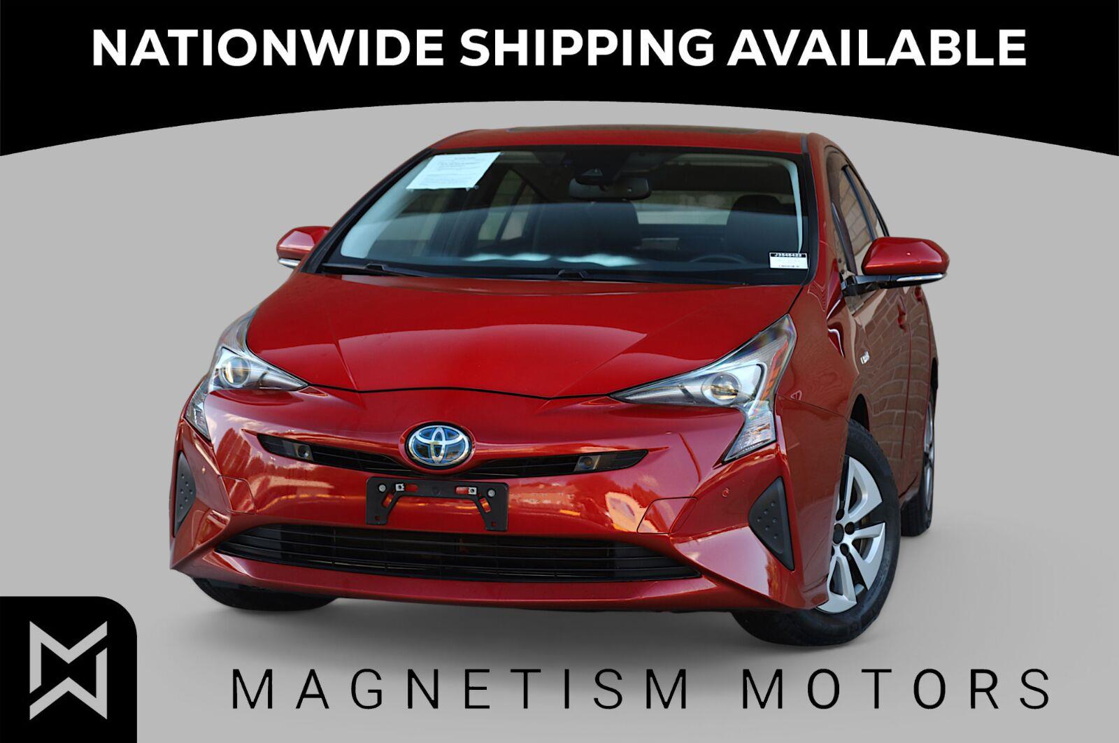 Hypersonic Red 2018 Toyota Prius Hatchback Front-Wheel Drive Automatic