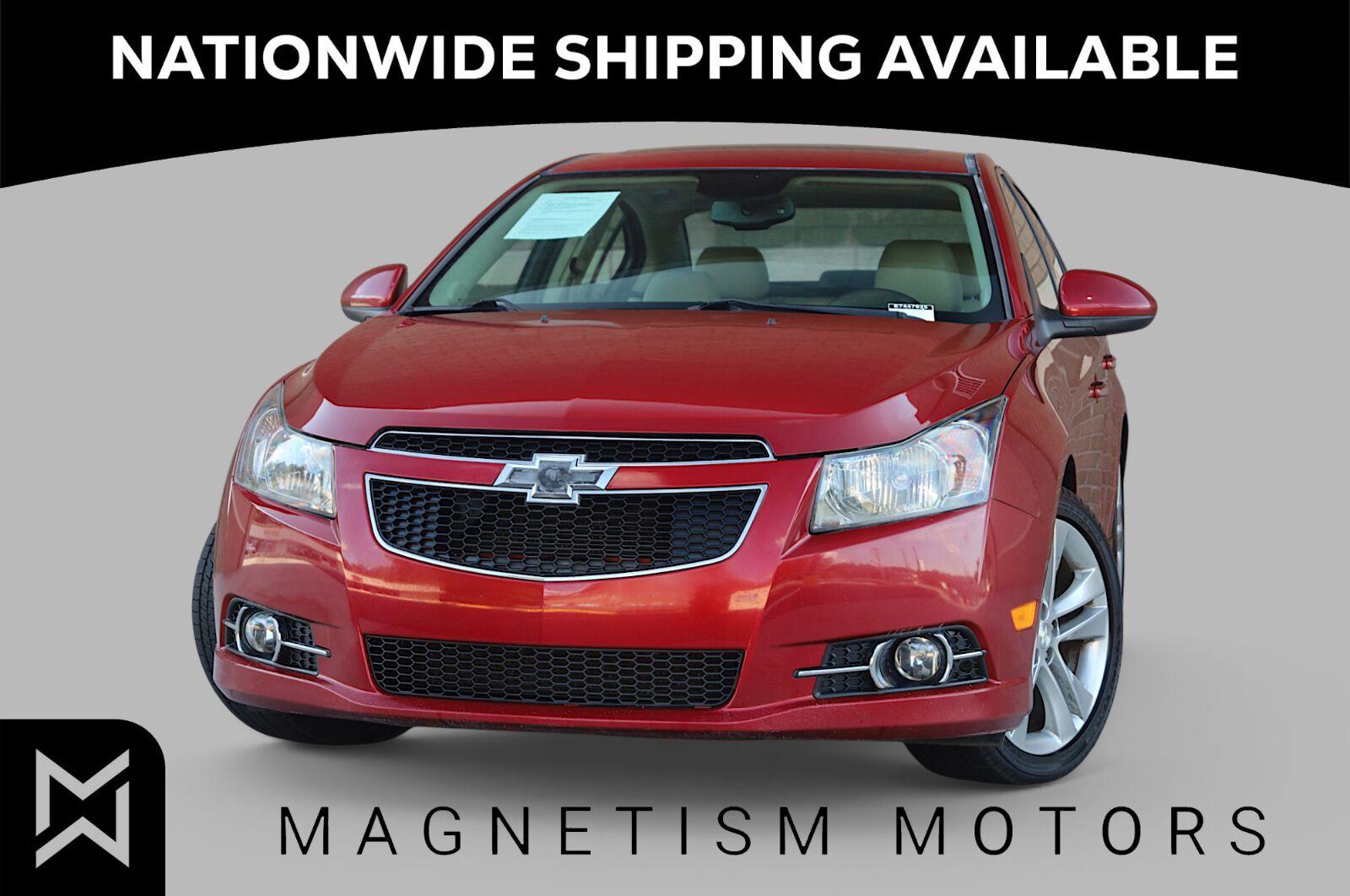 Crystal Red Tintcoat 2014 Chevrolet Cruze Sedan Front-Wheel Drive Automatic