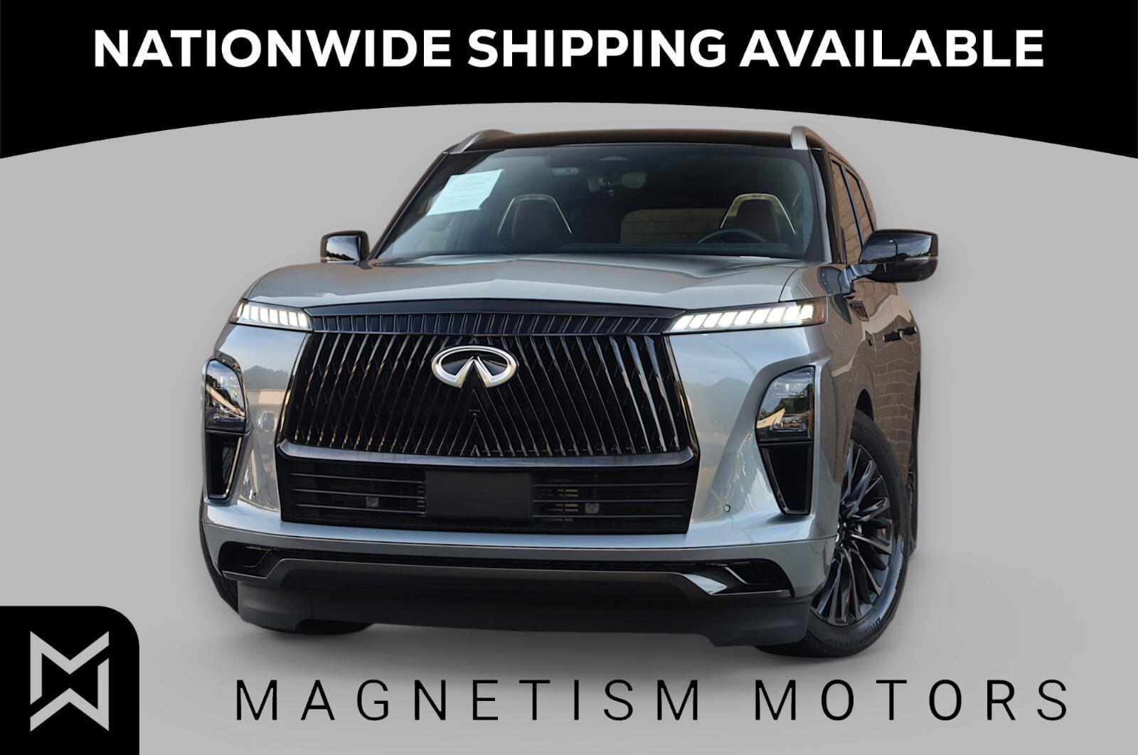 Dynamic Metal/Black Obsidian 2025 INFINITI QX80 SUV / Crossover All-Wheel Drive Automatic