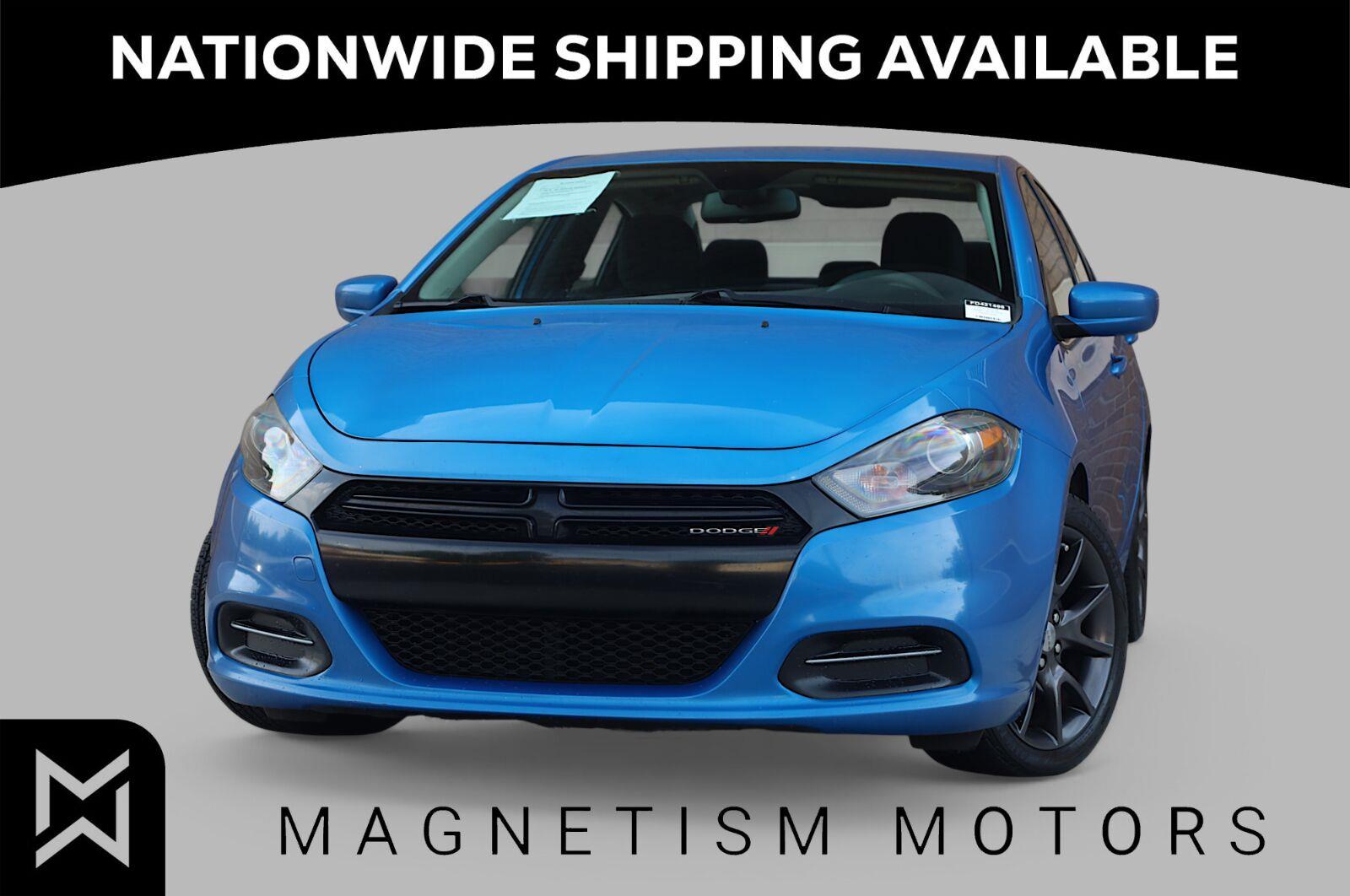 Laser Blue Pearl Coat 2015 Dodge Dart Sedan Front-Wheel Drive Automatic