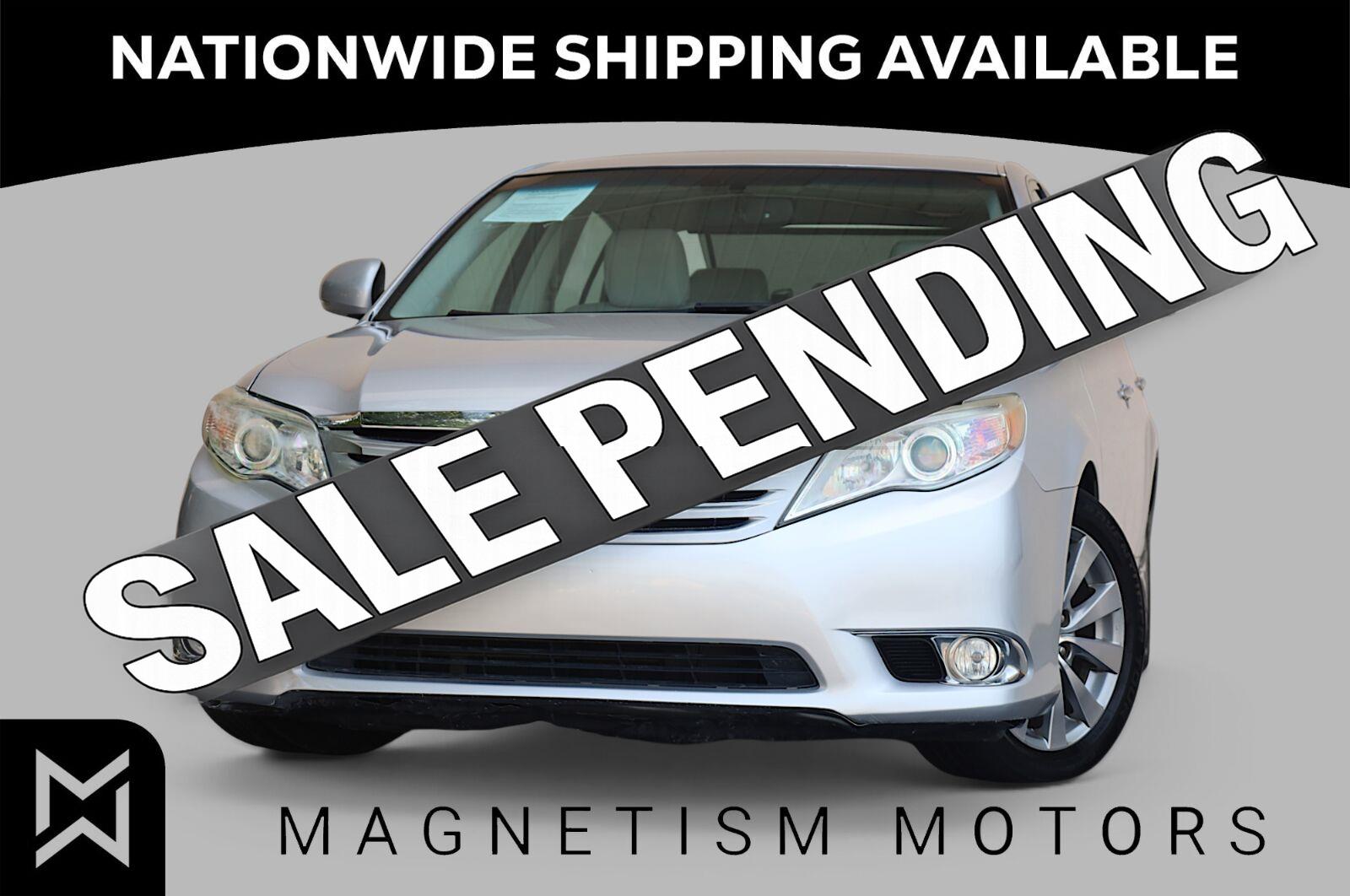 Classic Silver Metallic 2011 Toyota Avalon Sedan Front-Wheel Drive Automatic