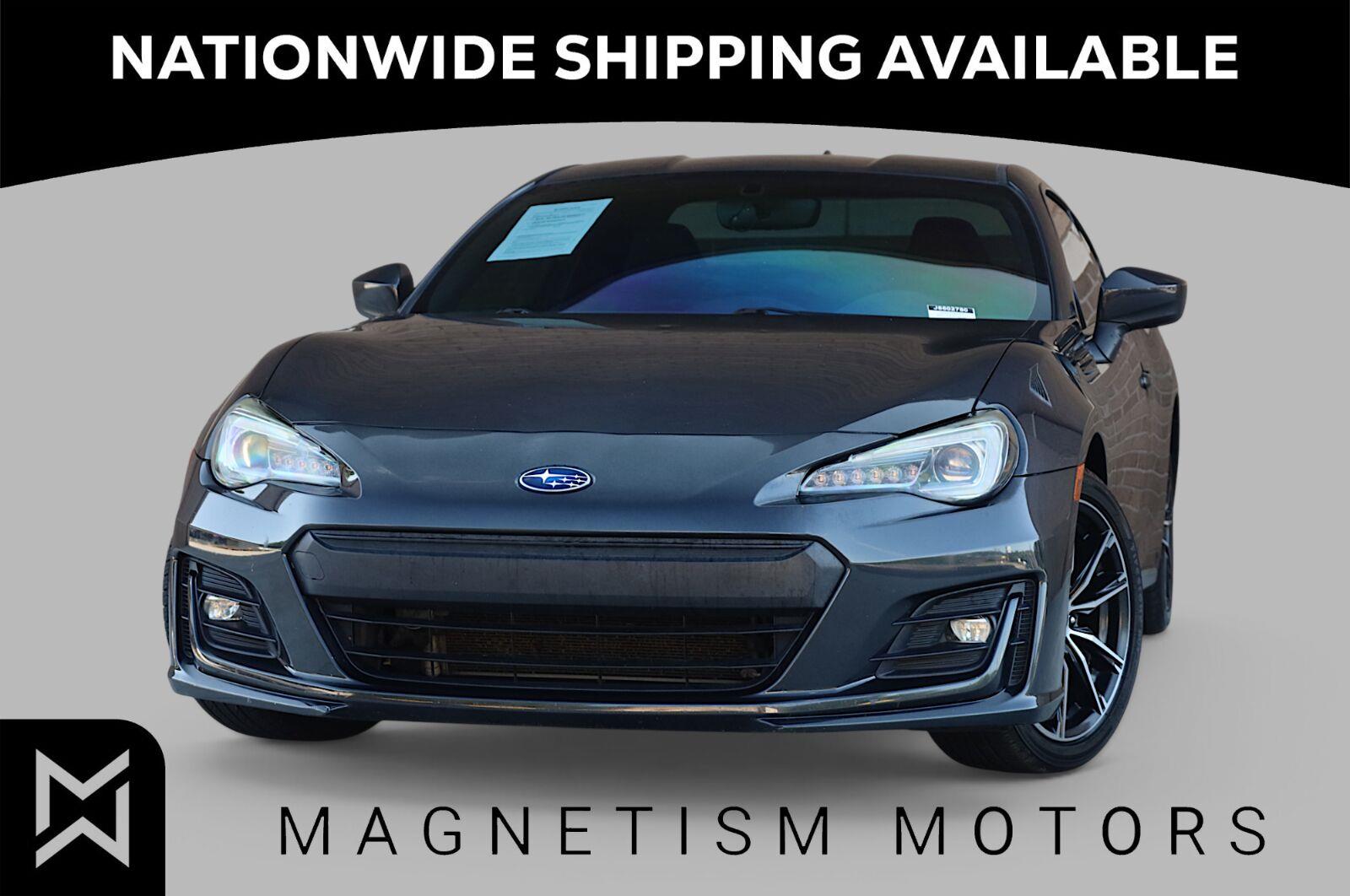Dark Gray Metallic 2018 Subaru BRZ Coupe Rear-Wheel Drive Automatic