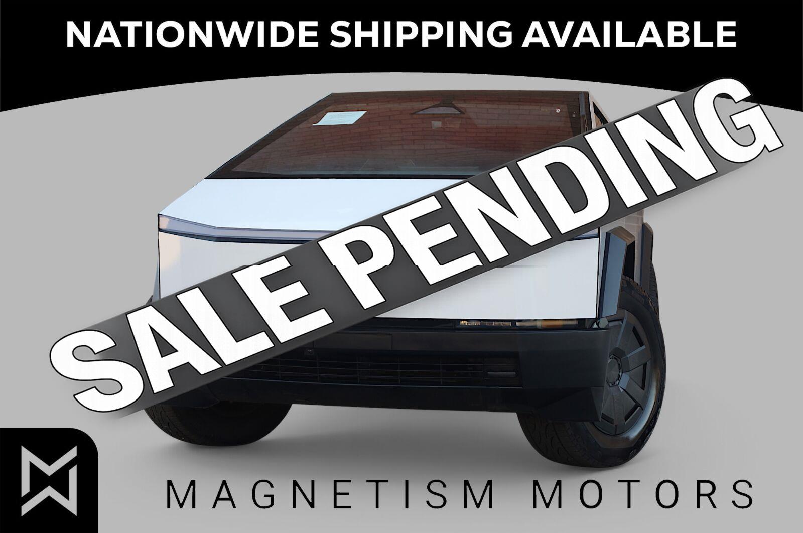 White 2025 Tesla Cybertruck Pickup Truck All-Wheel Drive Automatic