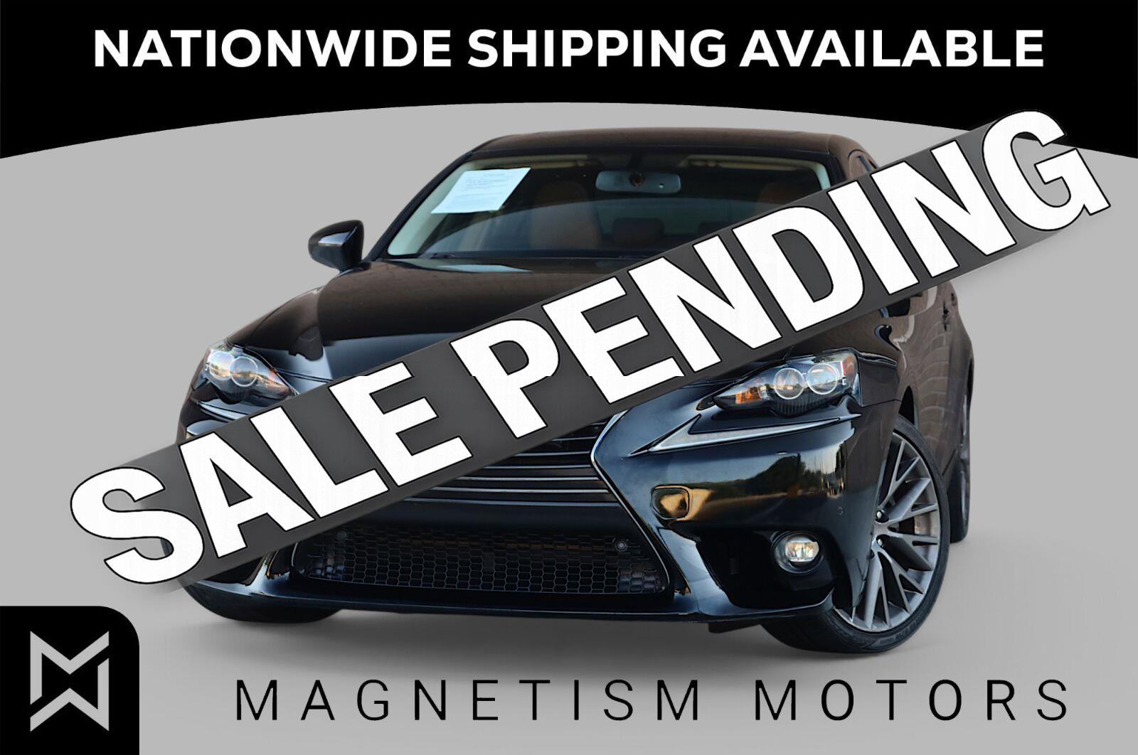 Black (Obsidian) 2015 Lexus IS Sedan Rear-Wheel Drive Automatic