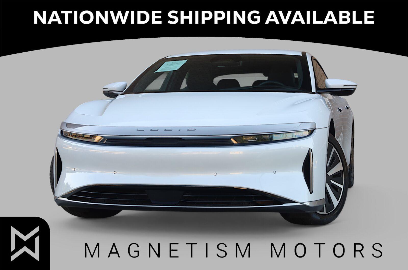 Stellar White Metallic 2024 Lucid Air Sedan All-Wheel Drive Automatic