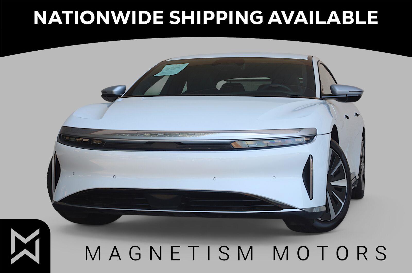 Stellar White Metallic 2024 Lucid Air Sedan All-Wheel Drive Automatic