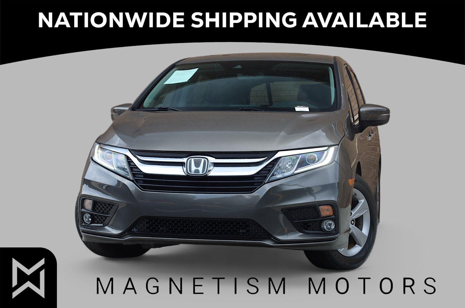 Pacific Pewter Metallic 2018 Honda Odyssey Minivan Front-Wheel Drive Automatic
