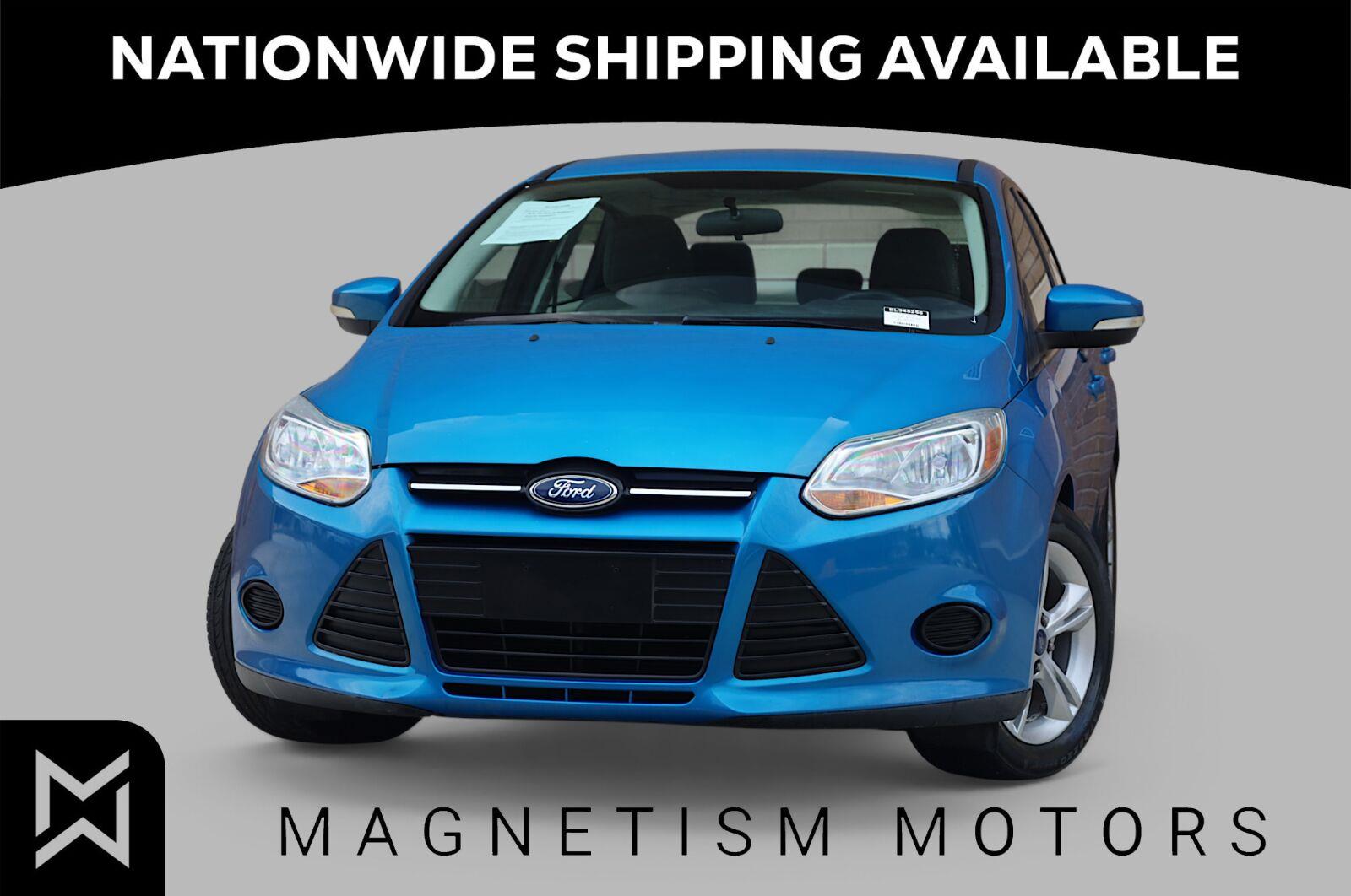 Blue Candy Metallic 2014 Ford Focus Sedan Front-Wheel Drive Automatic