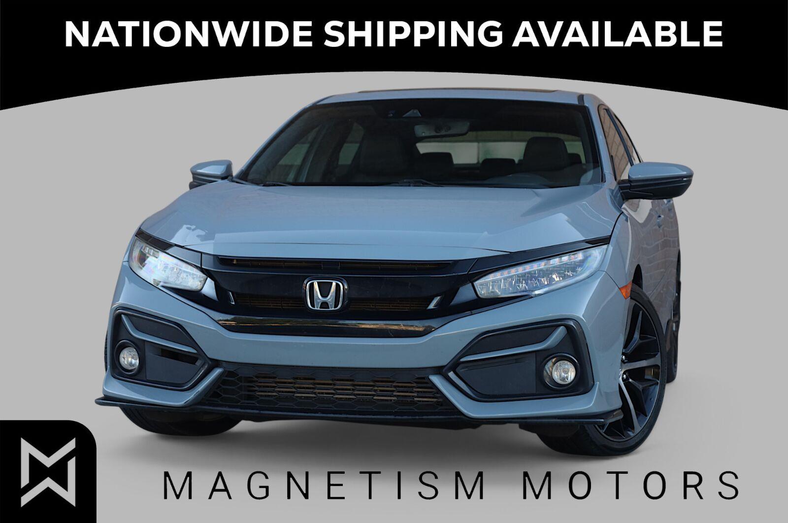 Sonic Gray Pearl 2020 Honda Civic Hatchback Hatchback Front-Wheel Drive Automatic