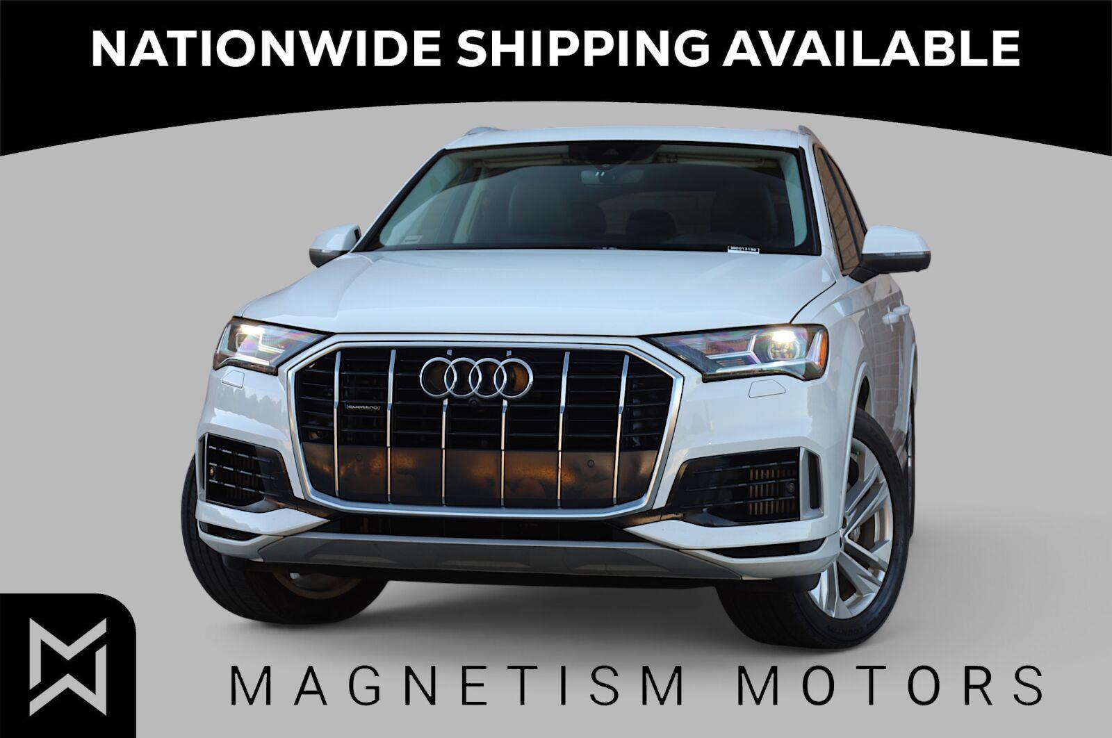 Carrara White 2021 Audi Q7 SUV / Crossover All-Wheel Drive Automatic