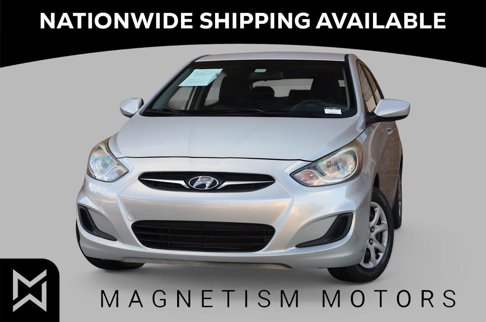 Ironman Silver 2013 Hyundai Accent Hatchback Front-Wheel Drive Manual