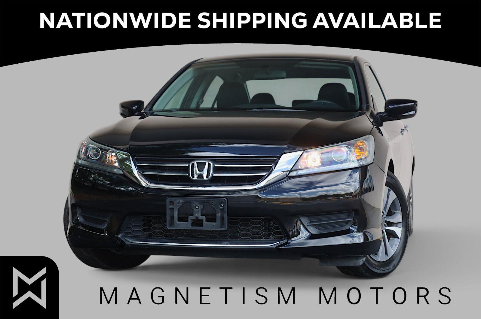 Crystal Black Pearl 2015 Honda Accord Sedan Front-Wheel Drive Automatic