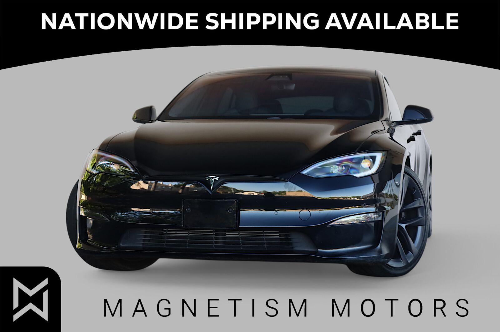 Solid Black 2022 Tesla Model S Sedan All-Wheel Drive Automatic