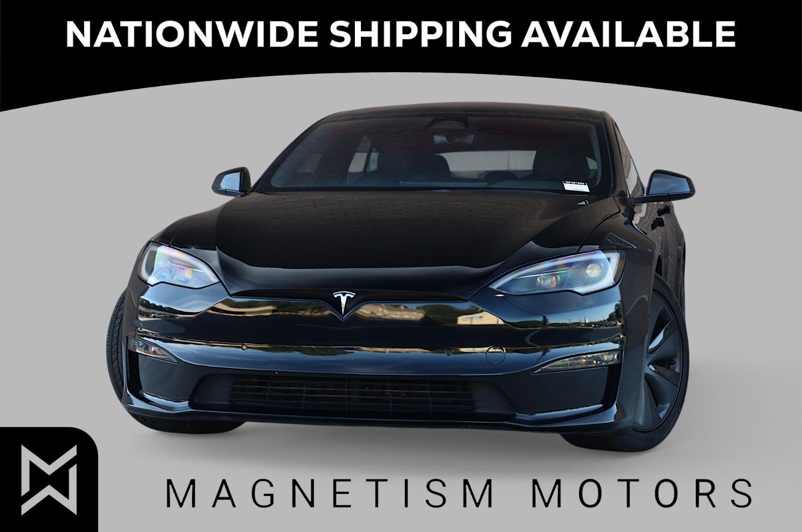 Solid Black 2022 Tesla Model S Sedan All-Wheel Drive Automatic