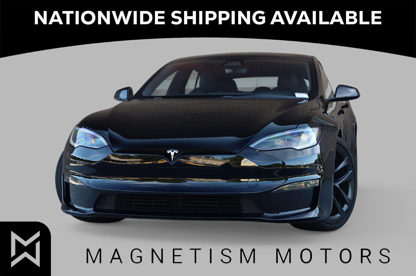 Solid Black 2022 Tesla Model S Sedan All-Wheel Drive Automatic