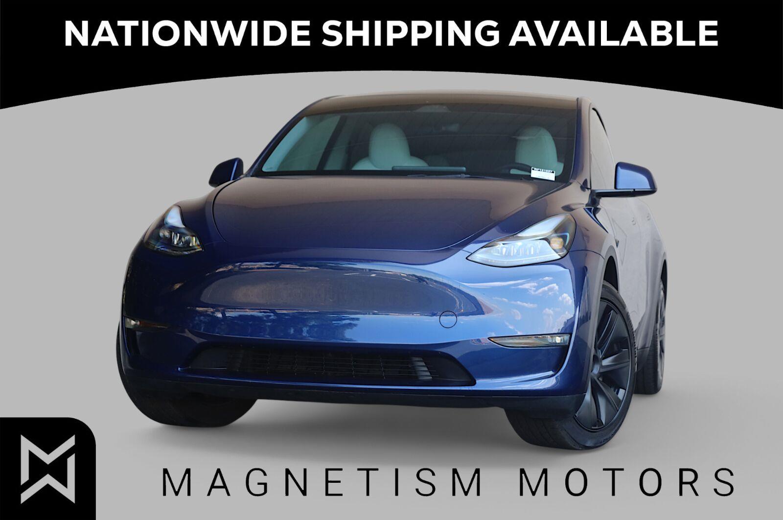 Deep Blue Metallic 2024 Tesla Model Y SUV / Crossover All-Wheel Drive Automatic