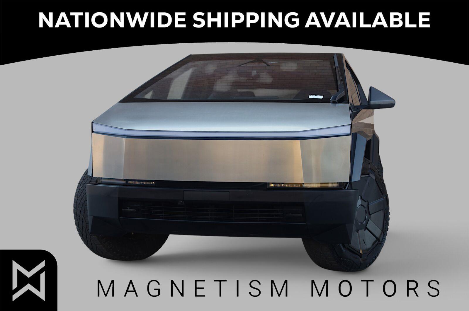 Gray (Ultra-Hard Stainless Steel) 2025 Tesla Cybertruck Pickup Truck Rear-Wheel Drive Automatic