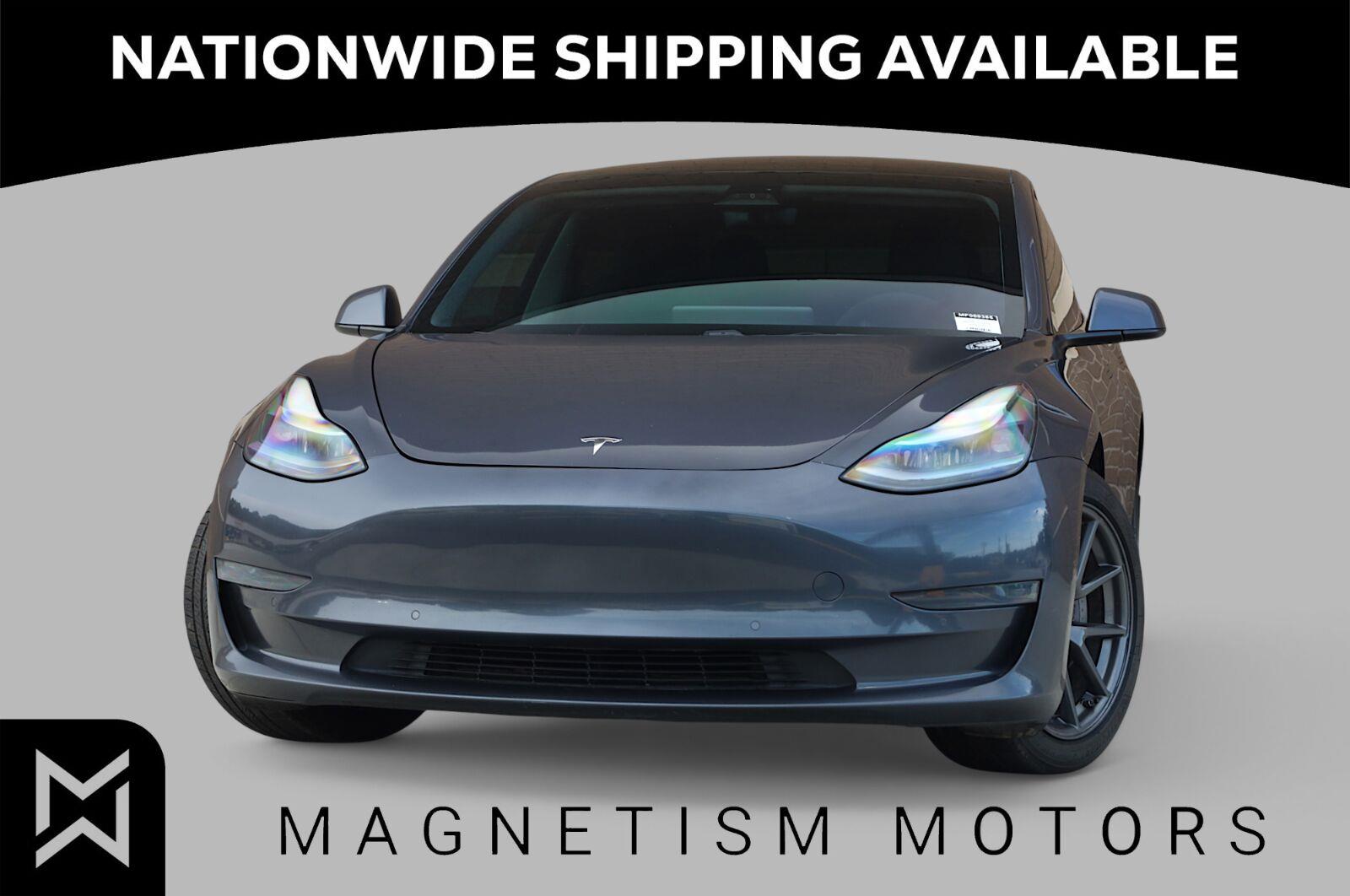 Midnight Silver Metallic 2021 Tesla Model 3 Sedan Rear-Wheel Drive Automatic