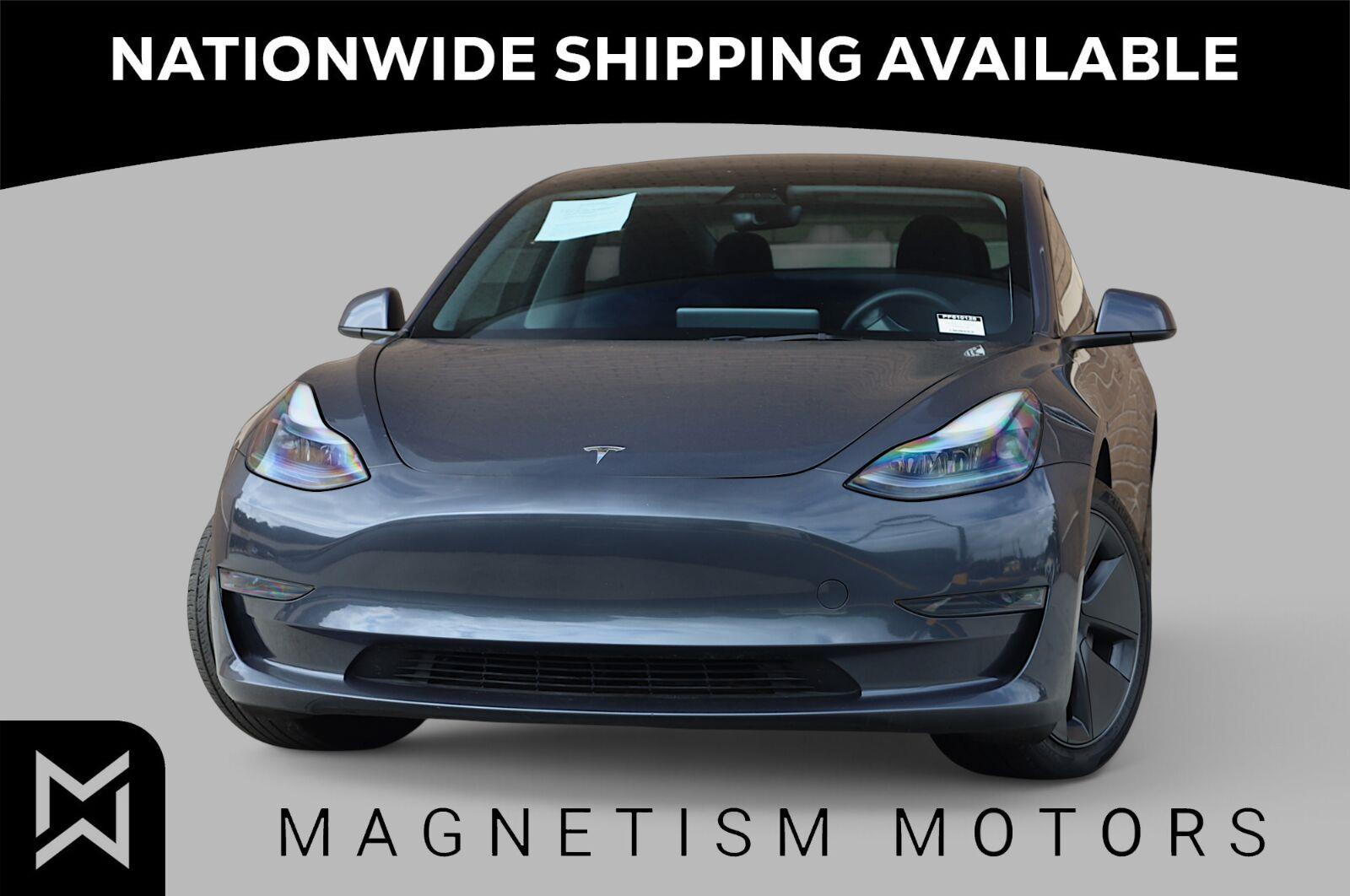 Midnight Silver Metallic 2023 Tesla Model 3 Sedan Rear-Wheel Drive Automatic