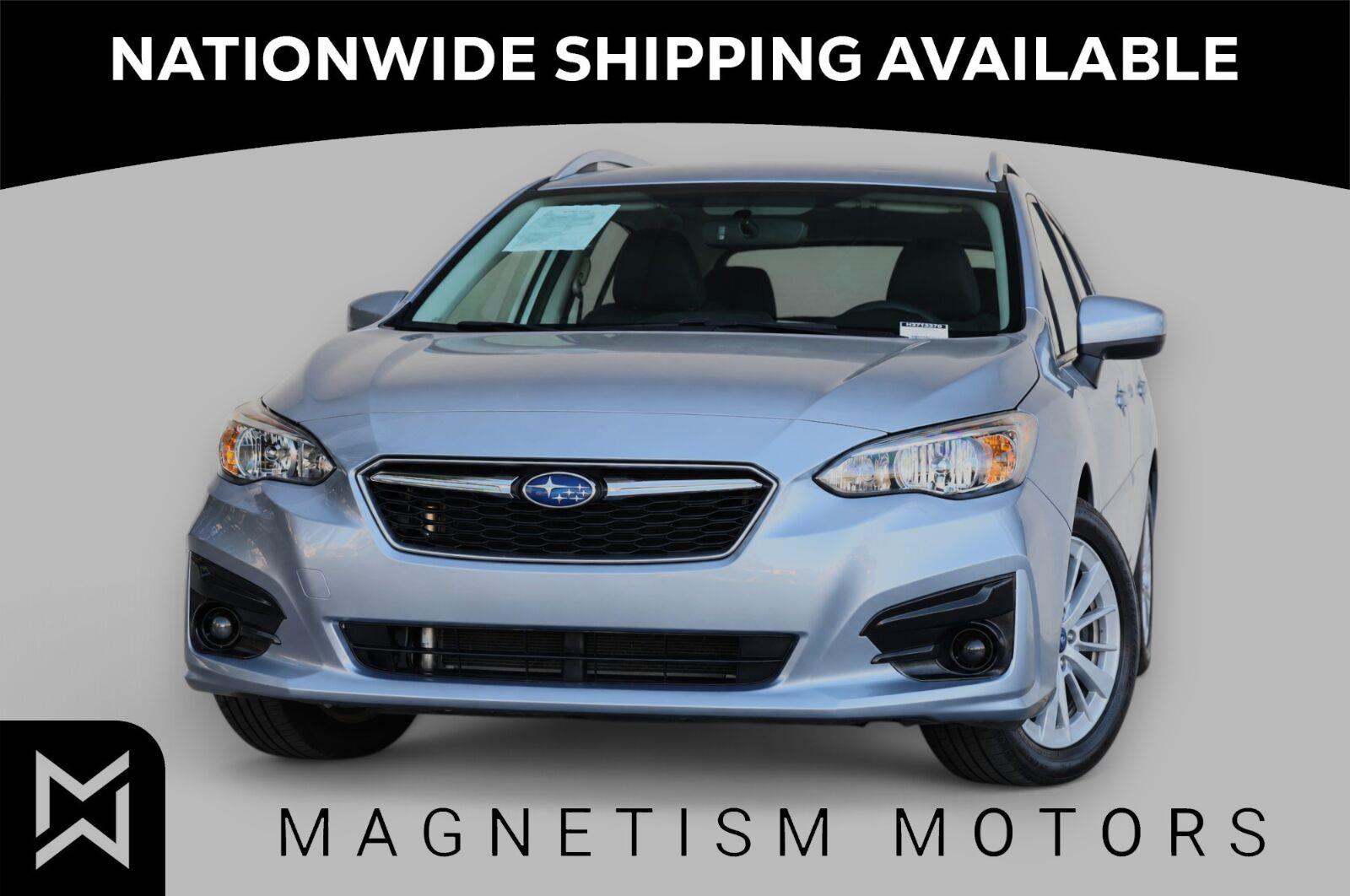 Ice Silver Metallic 2017 Subaru Impreza Hatchback All-Wheel Drive Automatic