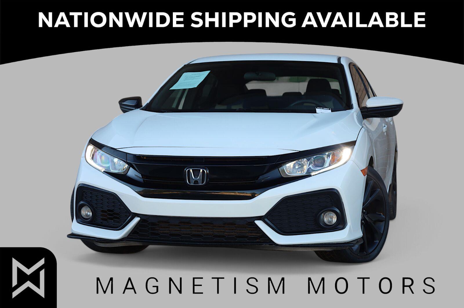 White Orchid Pearl 2017 Honda Civic Hatchback Hatchback Front-Wheel Drive Automatic