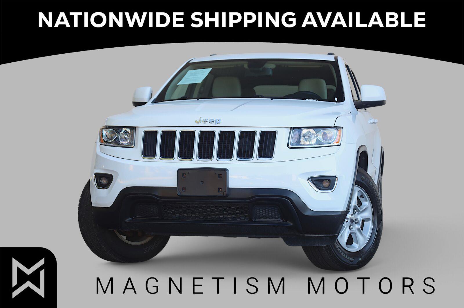 Bright White Clearcoat 2014 Jeep Grand Cherokee SUV / Crossover Four-Wheel Drive 8-Speed Automatic