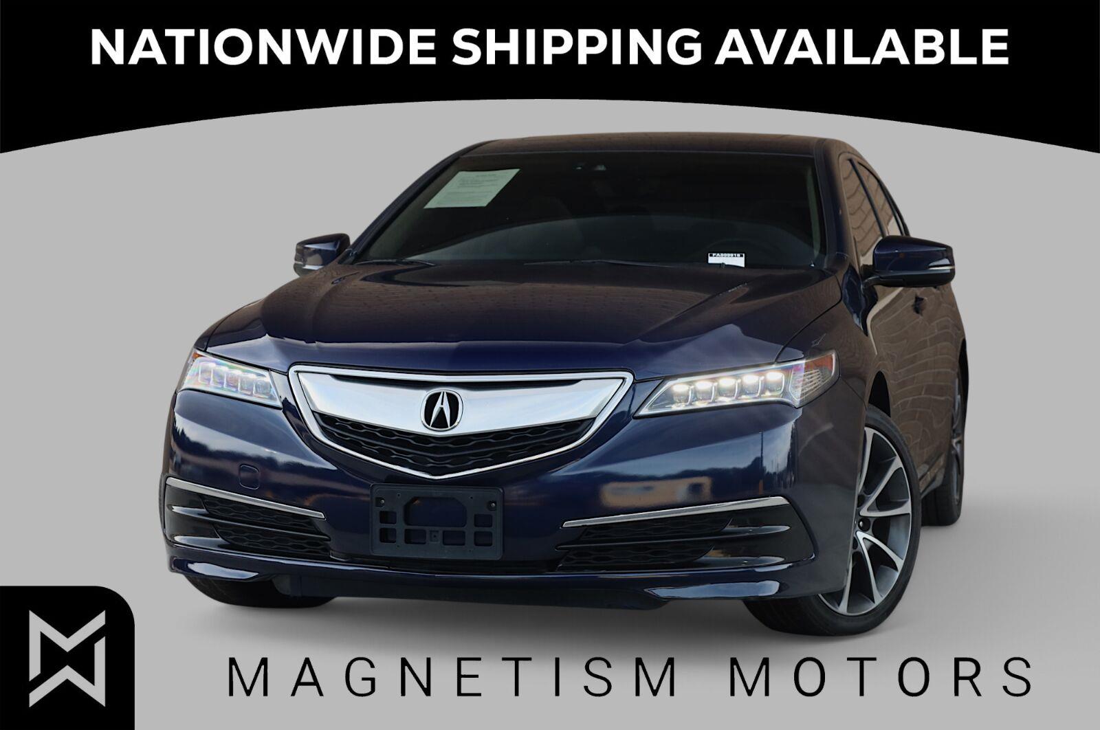 Fathom Blue Pearl 2015 Acura TLX Sedan Front-Wheel Drive Automatic