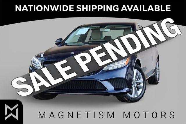 Lunar Blue Metallic 2019 Mercedes-Benz C-Class Sedan All-Wheel Drive 9-Speed Automatic