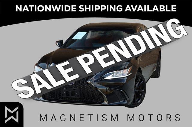 Black (Obsidian) 2022 Lexus ES Hybrid 300h F SPORT FWD Sedan Front-Wheel Drive Automatic