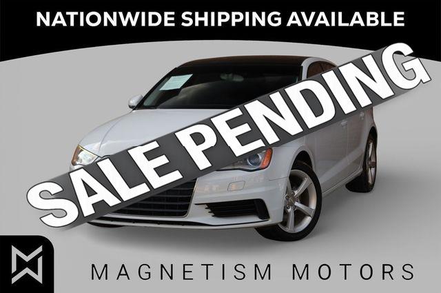 Glacier White Metallic 2015 Audi A3 Sedan Front-Wheel Drive Automatic