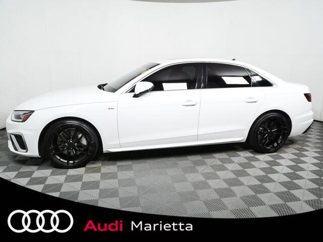 Glacier White Metallic 2023 Audi A4 Sedan All-Wheel Drive Automatic