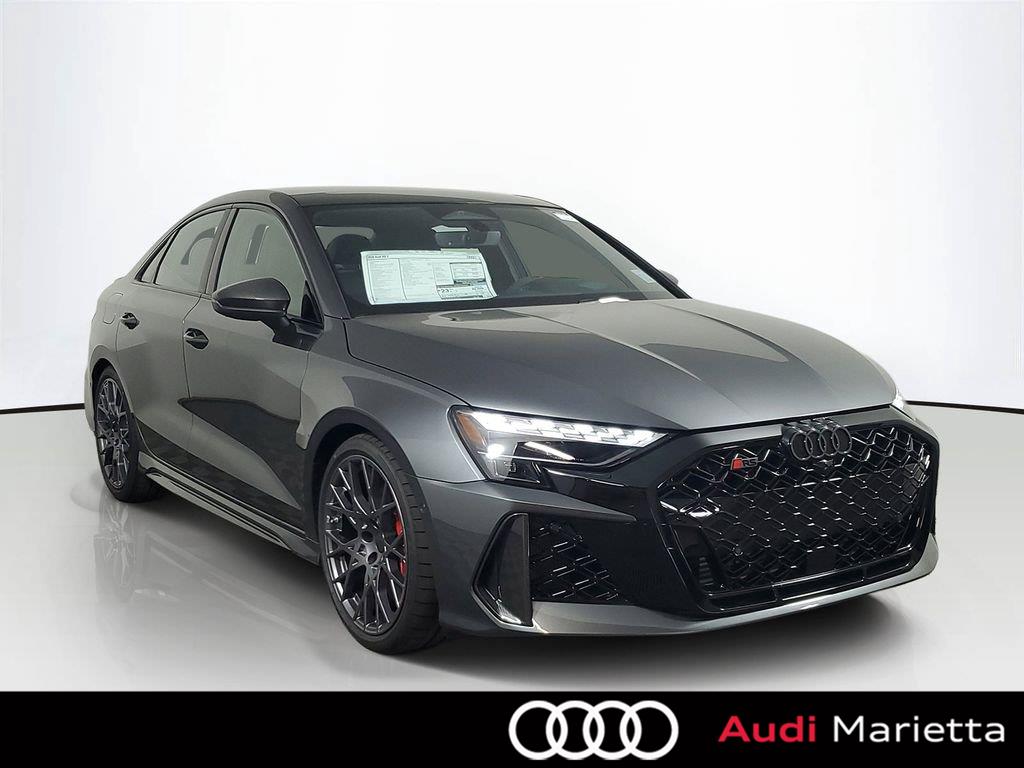 Daytona Gray Pearl Effect 2026 Audi RS 3 Sedan All-Wheel Drive 7-Speed Automatic