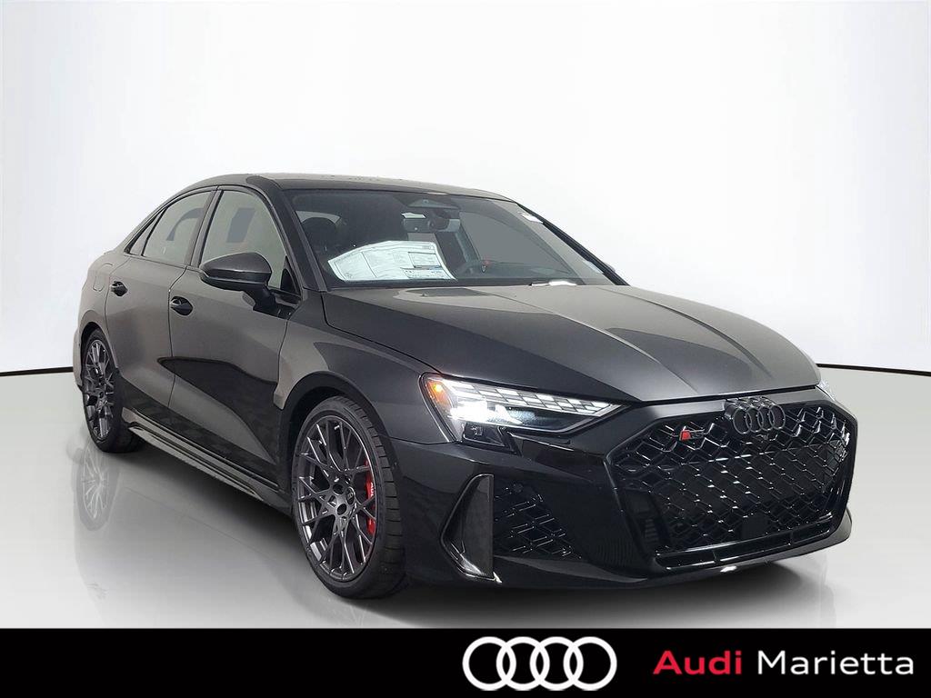 Mythos Black Metallic 2026 Audi RS 3 Sedan All-Wheel Drive 7-Speed Automatic