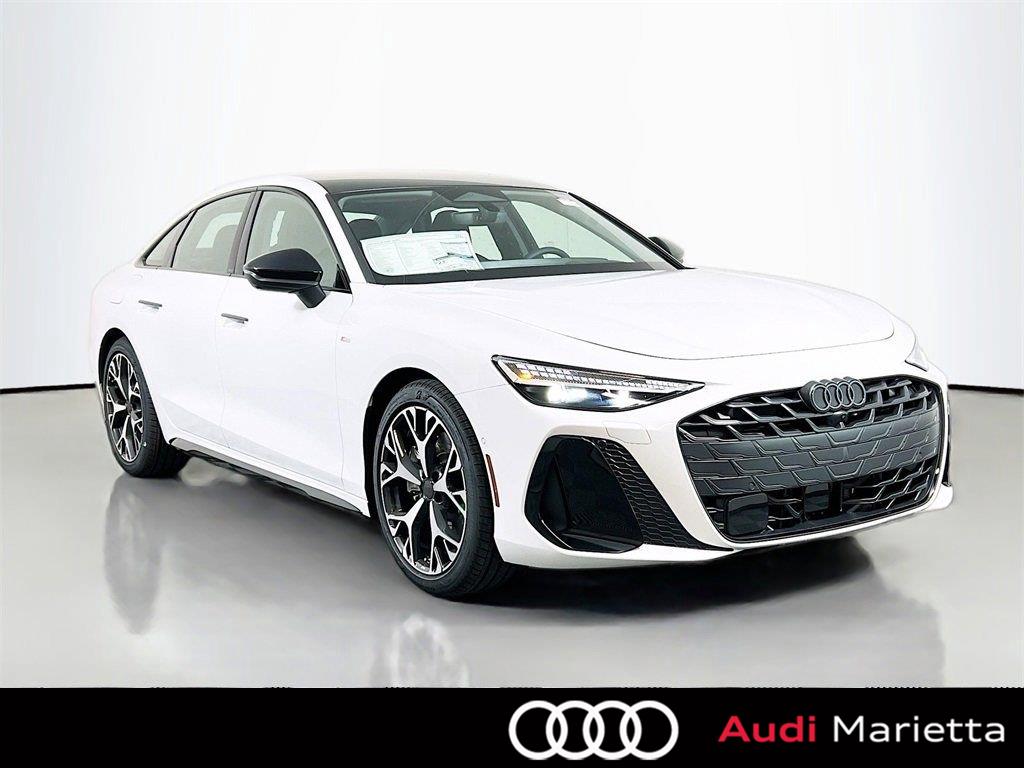 Glacier White Metallic 2026 Audi A6 Sedan All-Wheel Drive 7-Speed Automatic