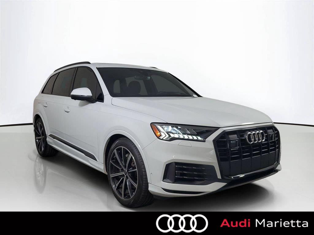 Glacier White Metallic 2023 Audi Q7 SUV / Crossover All-Wheel Drive 8-Speed Automatic