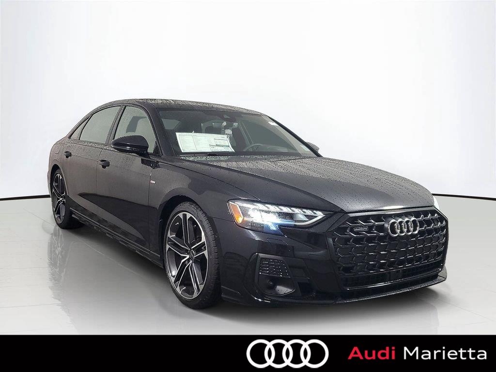 Sebring Black Crystal Effect 2026 Audi A8 Sedan All-Wheel Drive 8-Speed Automatic