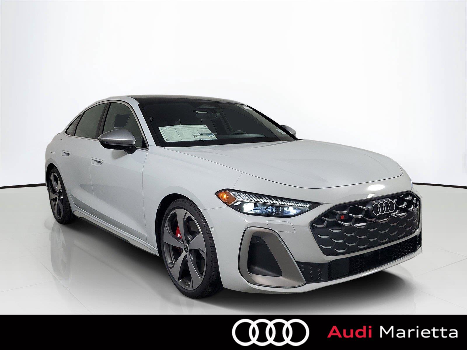 Glacier White Metallic 2026 Audi S5 Sedan All-Wheel Drive Automatic