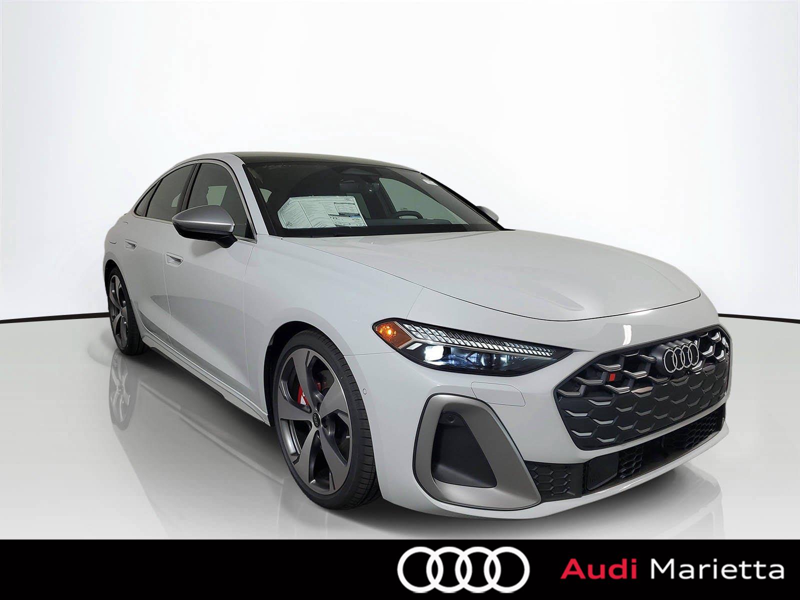 Glacier White Metallic 2026 Audi S5 Sedan All-Wheel Drive Automatic