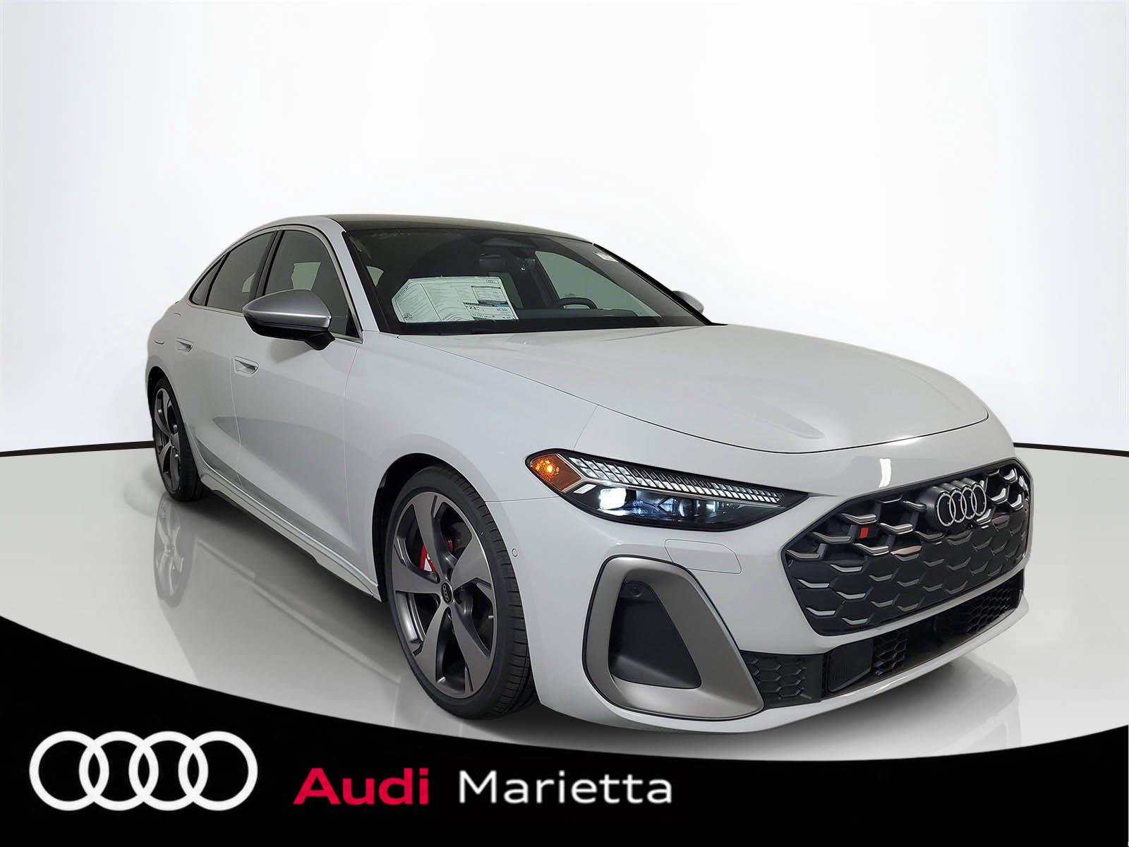 Glacier White Metallic 2026 Audi S5 Sedan All-Wheel Drive Automatic