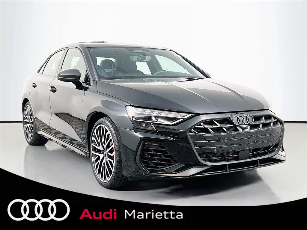 mythos black metallic 2026 Audi S3 Sedan All-Wheel Drive Automatic