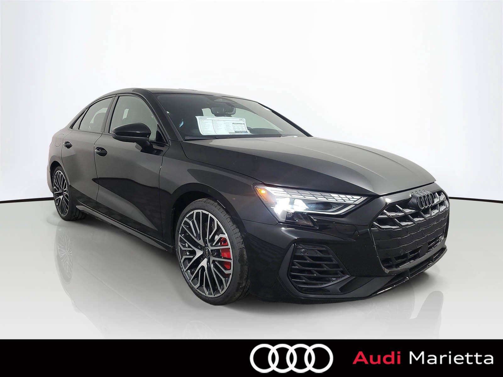Mythos Black Metallic 2026 Audi S3 Sedan All-Wheel Drive Automatic