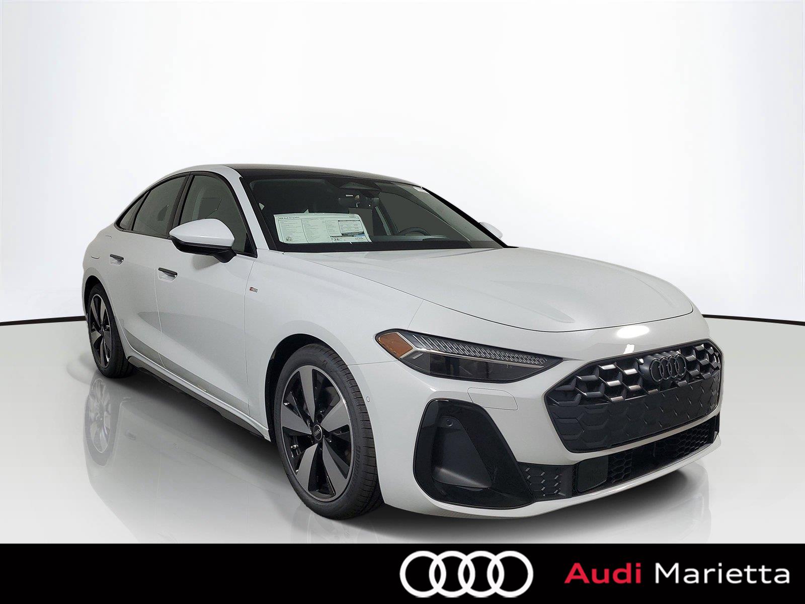 Glacier White Metallic 2026 Audi A5 Sedan All-Wheel Drive Automatic