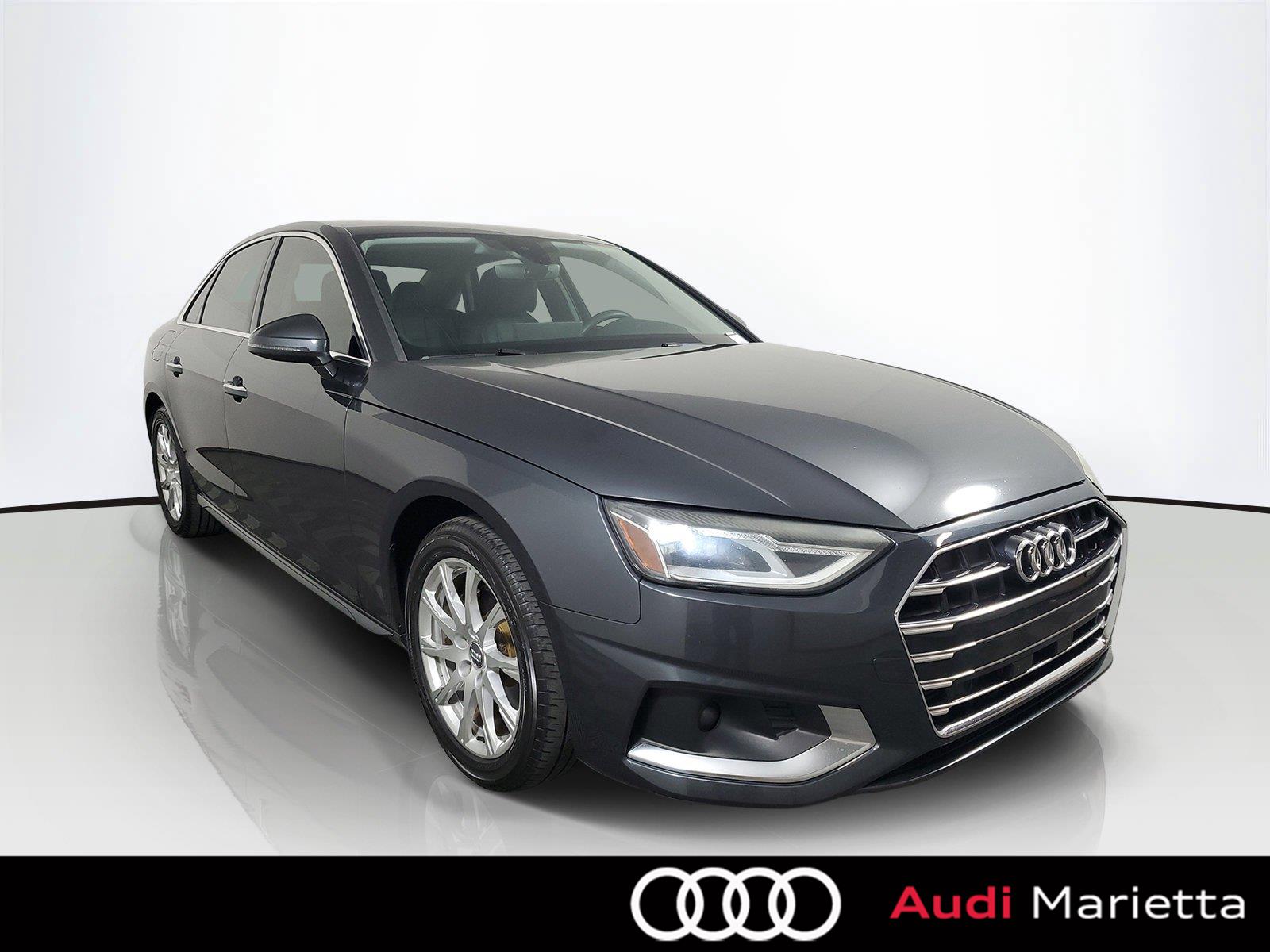 Gray 2020 Audi A4 Sedan Front-Wheel Drive 7-Speed Automatic