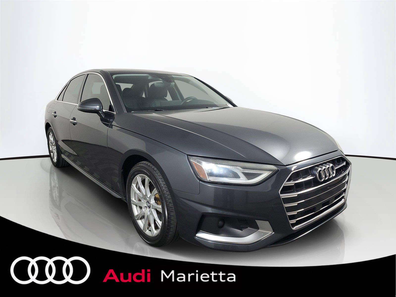 Gray 2020 Audi A4 Sedan Front-Wheel Drive 7-Speed Automatic