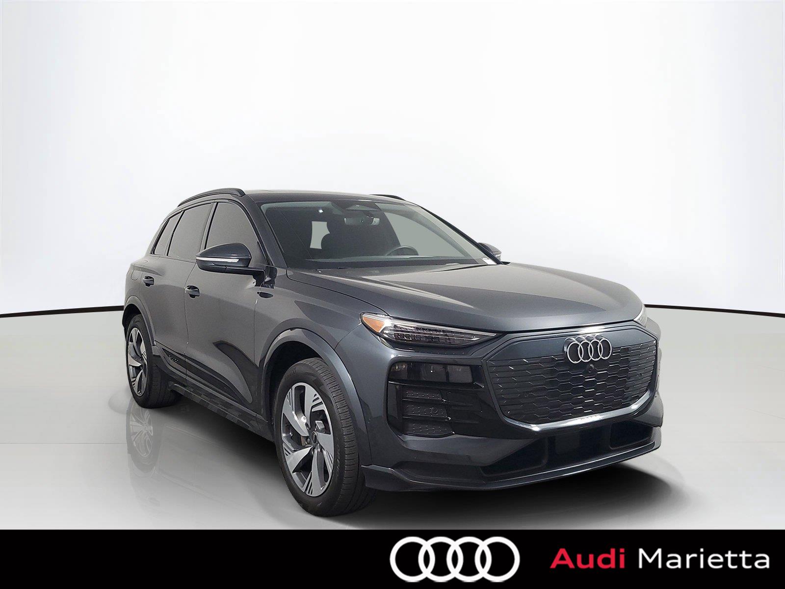 Manhattan Gray Metallic 2025 Audi Q6 e-tron SUV / Crossover All-Wheel Drive Automatic