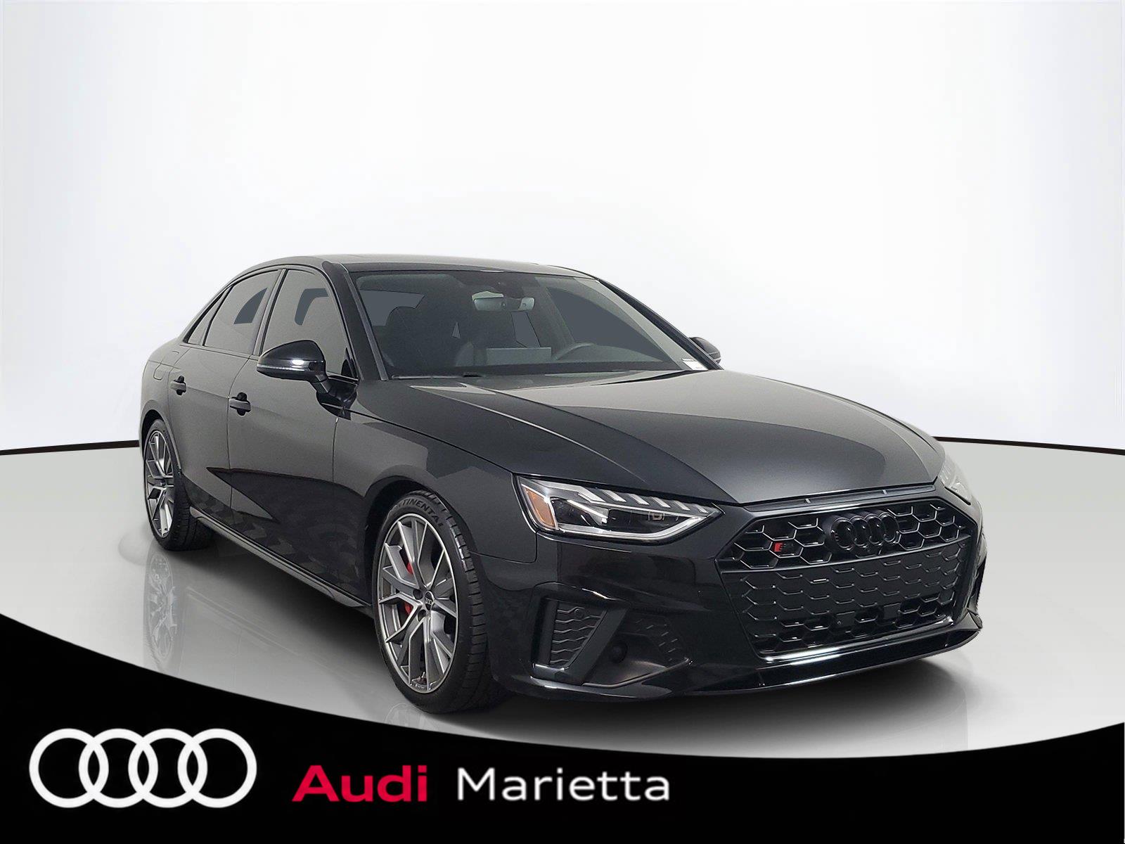 MYTHOS BLACK METALLIC 2022 Audi S4 Sedan All-Wheel Drive 8-Speed Automatic